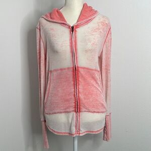 Chasor zip up hoodie.  Lightweight.  Tie dye.  Size Small.